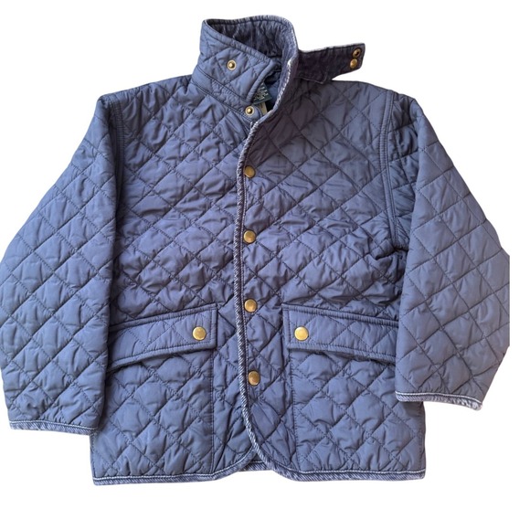Polo Ralph Lauren Other - Polo Ralph Lauren Quilted Barn Jacket Navy Blue 4T Kids Heritage Style Preppy